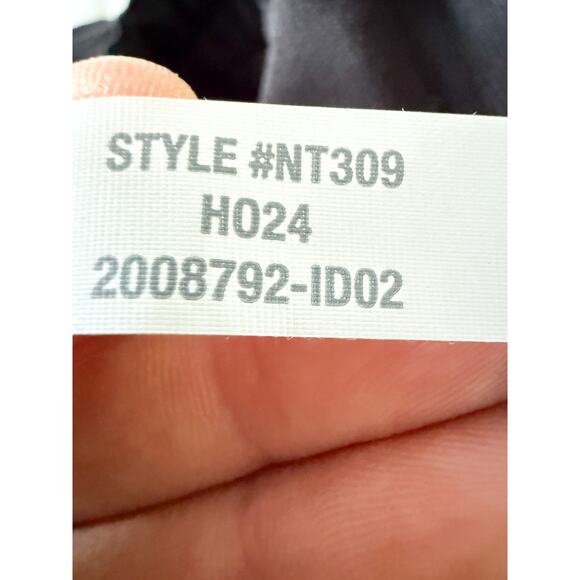 Madewell | NWT Pull-On Straight Pants in Crepe in true black | Sz L - Picture 10 of 10